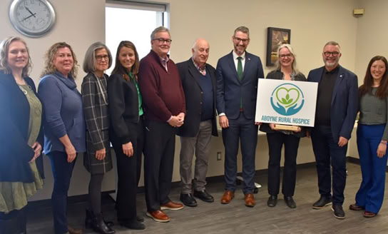 ARH Advisory Group members, Perth-Wellington MPP Matthew Rae and Centre Wellington Mayor Shwan Watters