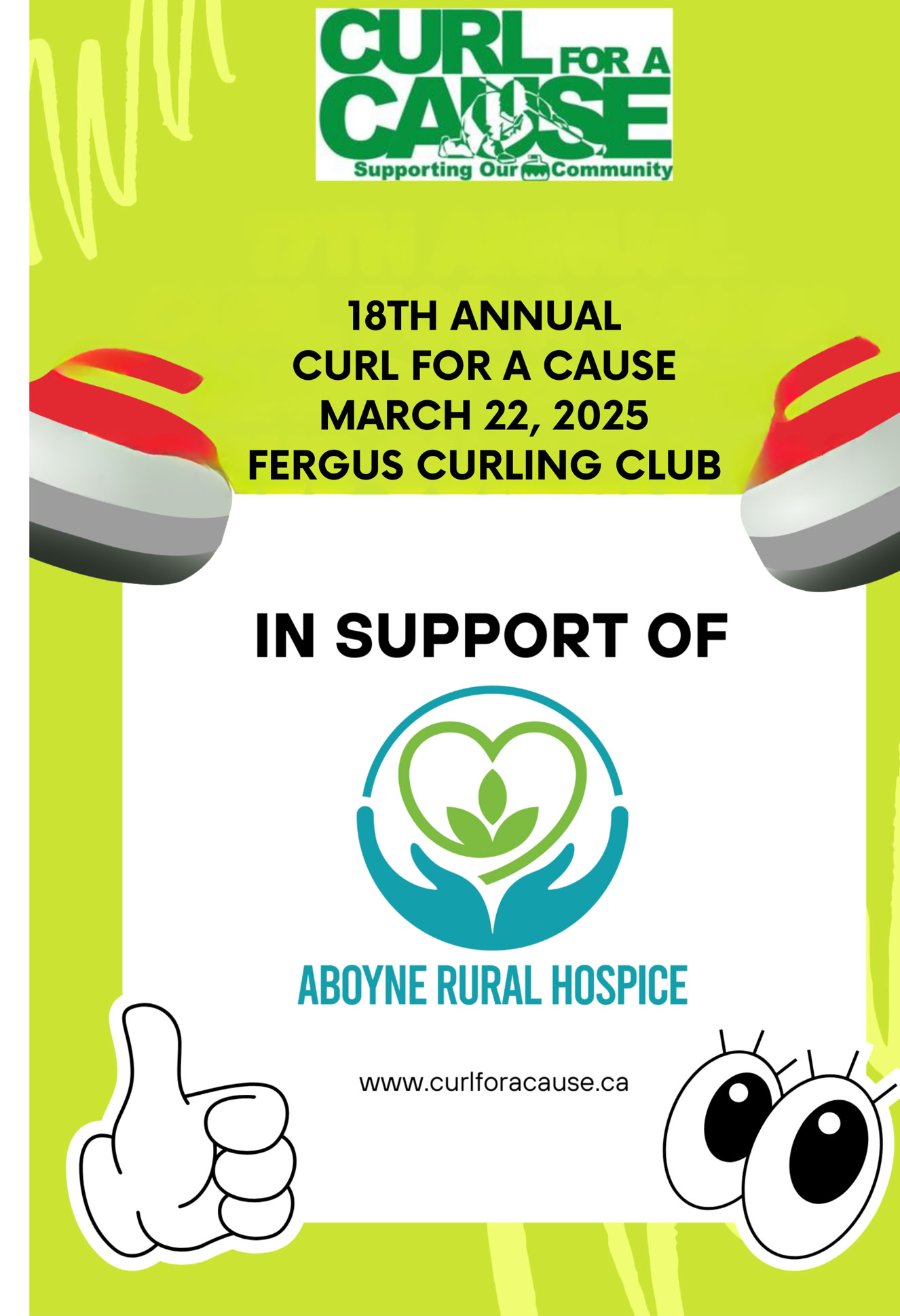2025 Curl For A Cause poster